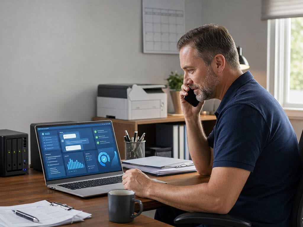 cluttered small business needed it support